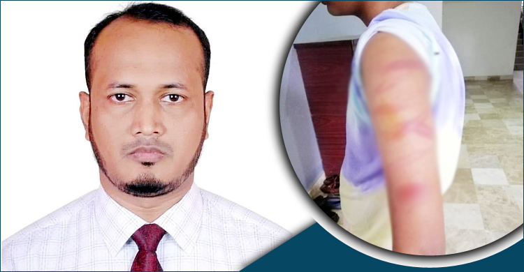 প্রাইভেটে ছাত্রকে বেত্রাঘাত করায় শিক্ষক গ্রেফতার