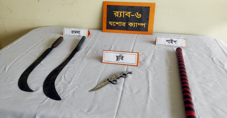 যশোরে কিশোর গ্যাংয়ের ৯ সদস্য আটক