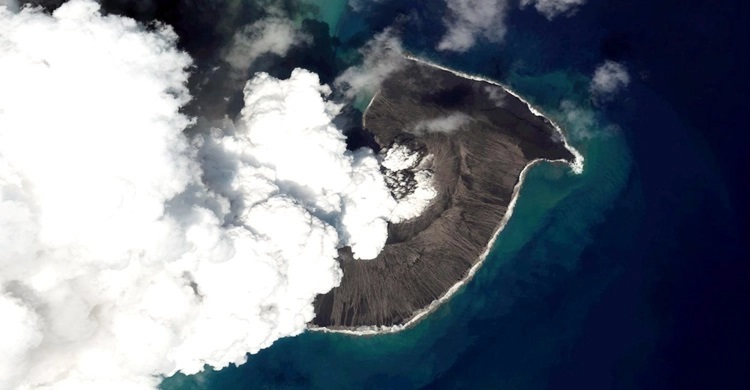 New satellite images show how Tonga volcano blew island to pieces