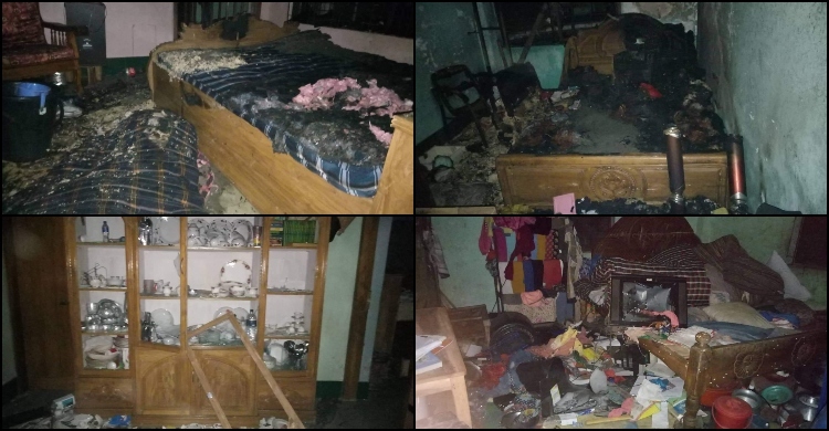টঙ্গীতে জাপার যুগ্ম মহাসচিবের বাড়িতে ভাঙচুর-আগুন