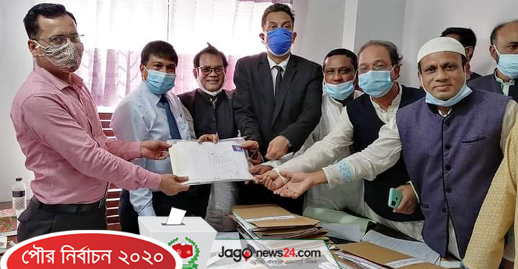 শায়েস্তাগঞ্জে মেয়র ও কাউন্সিলর প্রার্থীর মনোনয়ন জমা