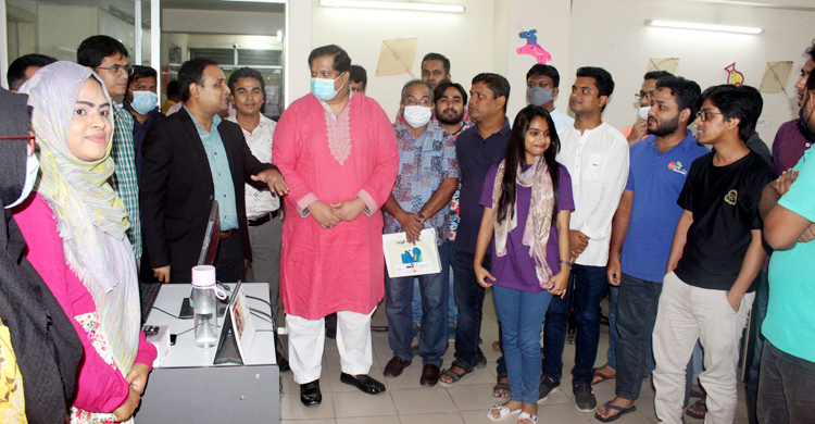জাগো নিউজ কার্যালয়ে ক্রীড়া প্রতিমন্ত্রী