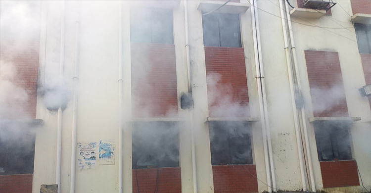 রামপুরায় উলন গ্রিড সাব স্টেশনে অগ্নিকাণ্ড