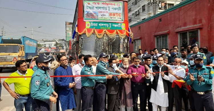 উত্তরায় ব্যাটারিচালিত রিকশা বন্ধ, বিআরটিসির ৪ বাস চালু