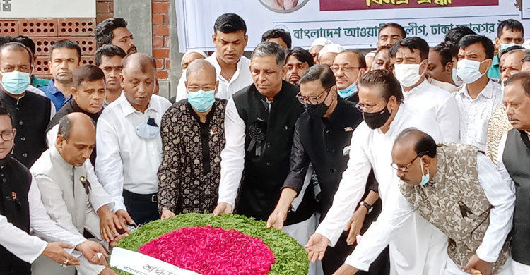 আইভির সমাধিতে আওয়ামী লীগের শ্রদ্ধা
