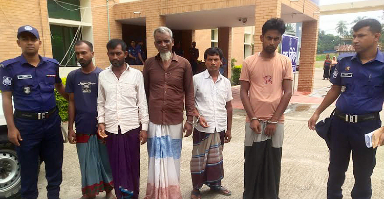 নাটোরে ৬ ডাকাত সদস্য গ্রেফতার, ২২ গরু উদ্ধার