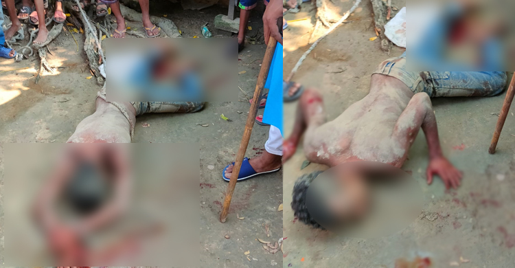 বিদেশ থেকে পাঠানো টাকা ফেরত চাওয়ায় যুবককে গাছে বেঁধে নির্যাতন