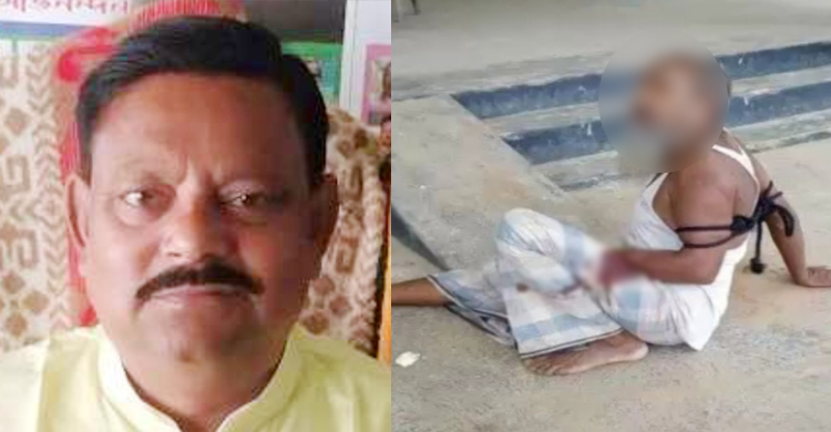 বৃদ্ধকে রশি দিয়ে বেঁধে পেটালেন চেয়ারম্যান