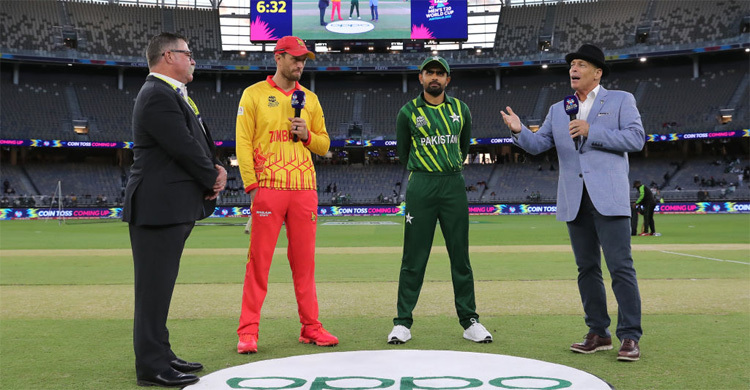 পাকিস্তানের বিপক্ষে টস জিতে ব্যাটিংয়ে জিম্বাবুয়ে