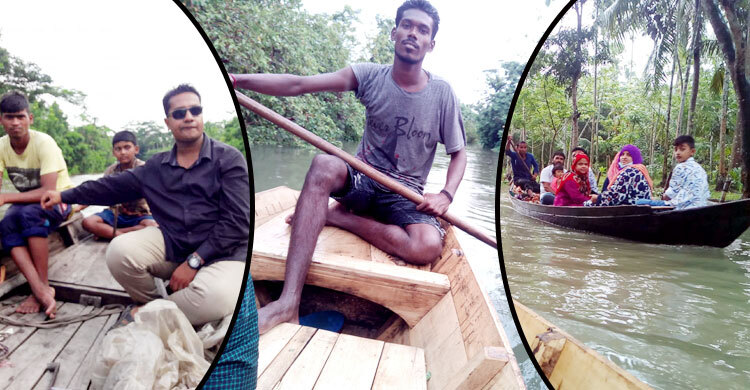 ভীমরুলীর ভাসমান হাটে ডিঙি নৌকায় ভ্রমণ