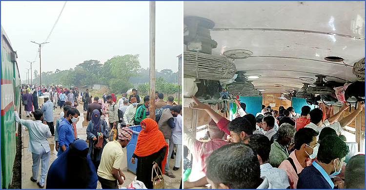 ট্রেনে যাত্রীর চাপ বাড়লেও নেই টিকিট, অর্থ হারাচ্ছে রেলপথ