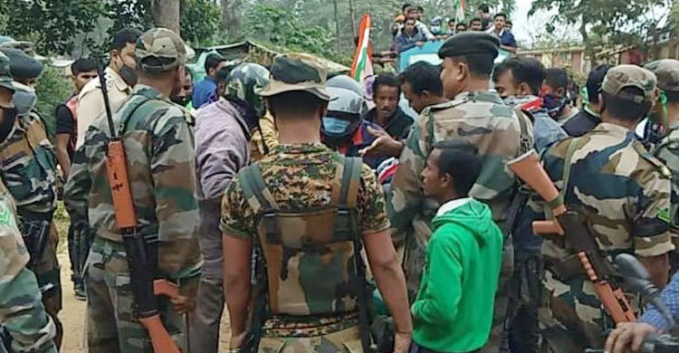ত্রিপুরায় বিক্ষোভকারীদের ওপর পুলিশের গুলি, নিহত ১