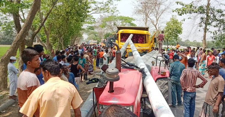 ট্রাকের ধাক্কায় ট্রাক্টরচালক নিহত