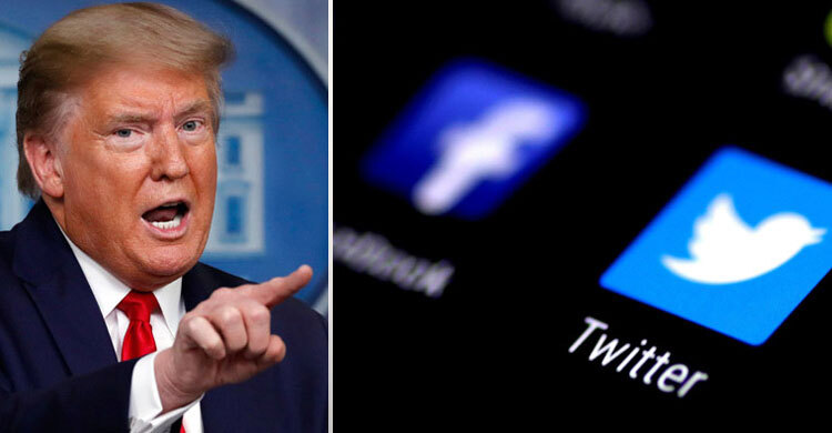 Twitter, Facebook push back on Trump’s election posts