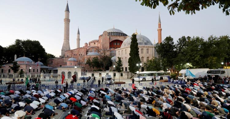 Erdogan rejects global criticism over Hagia Sophia decision
