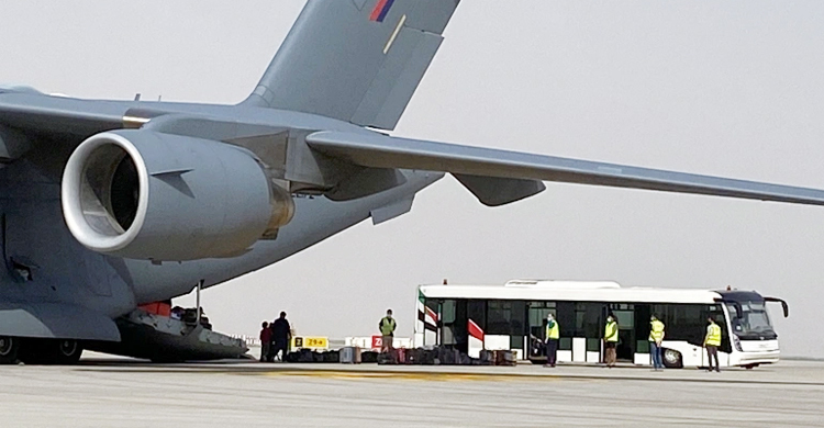 আমিরাতে আফগান শরণার্থীদের বিক্ষোভ