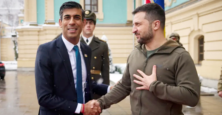 ইউক্রেনকে আরও সামরিক সহায়তা দিচ্ছেন ঋষি সুনাক