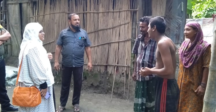 ফরিদপুরের শিকলবন্দি মিলনের পাশে ইউএনও