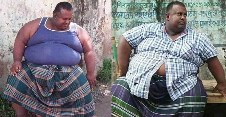 মারা গেলেন ৩০০ কেজি ওজনের মাখন মিয়া