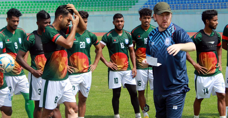 ম্যাচ ভেন্যুতে অনুশীলন করল বাংলাদেশ