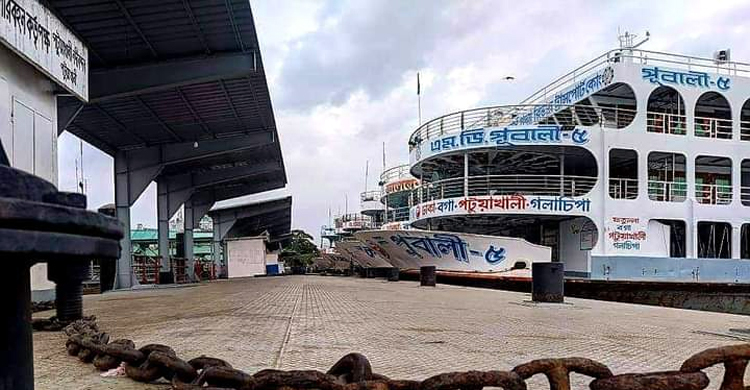 পটুয়াখালী থেকে ছাড়ছে না কোনো লঞ্চ