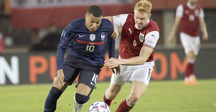 Mbappe rescues draw in Austria for winless France