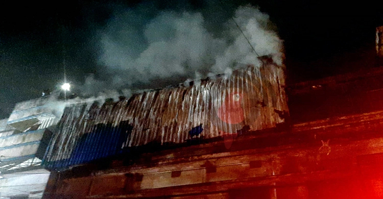 Bijoynagar TV showroom fire under control