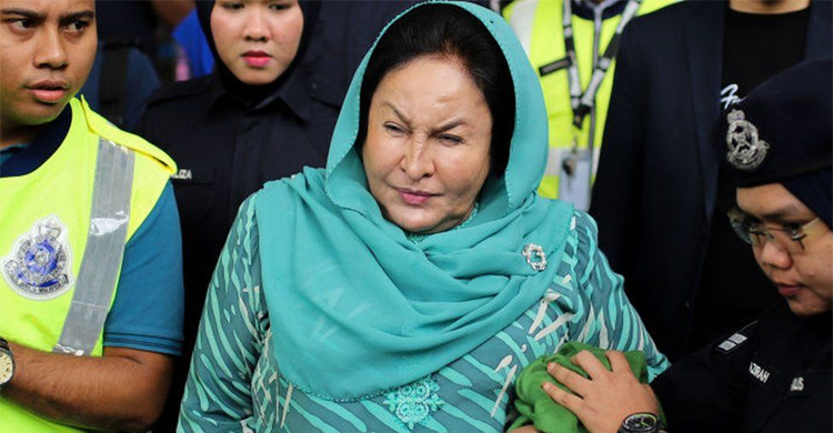 Wife of ex-Malaysia PM Najib jailed for bribery