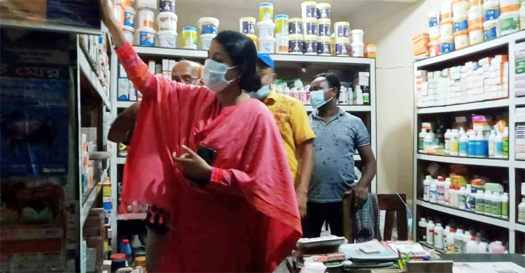 গরু মোটাতাজাকরণ ওষুধ বিক্রি করা দোকানিকে জরিমানা