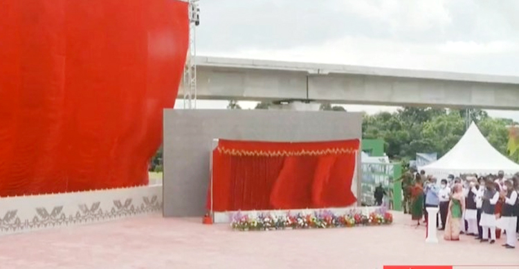 জাজিরা প্রান্তেও পদ্মা সেতুর ফলক উন্মোচন প্রধানমন্ত্রীর