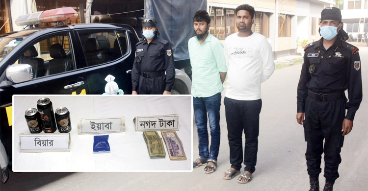 মাদক বিক্রির অভিযোগে গ্রেফতার ২