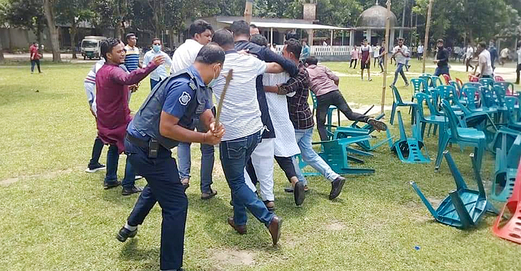 ময়মনসিংহে পুলিশ-ছাত্রদল সংঘর্ষের ঘটনায় দুই মামলা