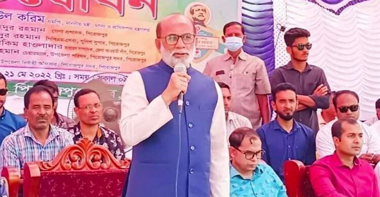 শেখ হাসিনা ক্রীড়াবান্ধব সরকারপ্রধান: শ ম রেজাউল করিম