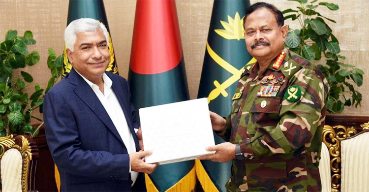 সেনাপ্রধানের সঙ্গে এফবিসিসিআই সভাপতির সৌজন্য সাক্ষাৎ