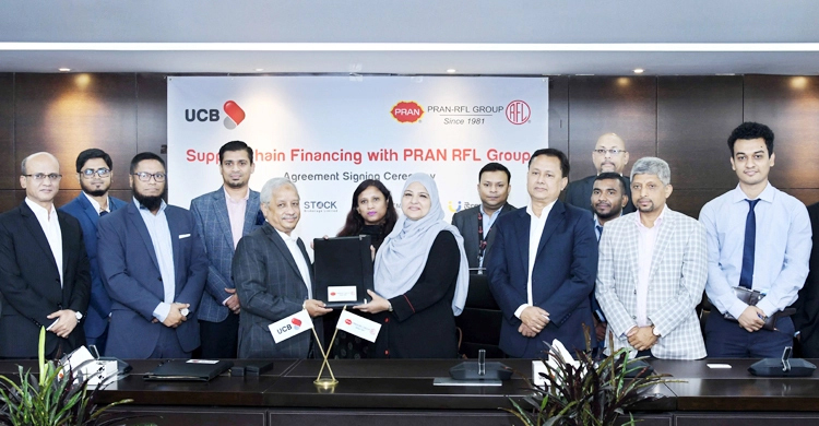 UCB, PRAN-RFL ink supply chain financing agreement