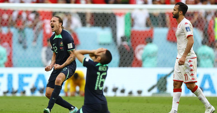 Australia edge Tunisia to end 12-year wait for a win at World Cup