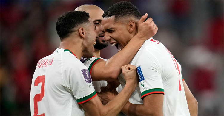 Morocco subs strike late to earn shock win over Belgium
