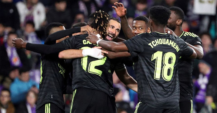 Late Benzema double earns Real Madrid 2-0 win at Valladolid