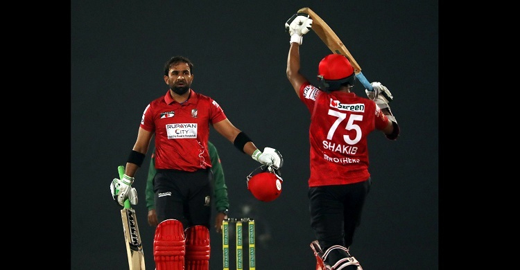 Iftikhar, Shakib flay Rangpur to hand Barishal big win