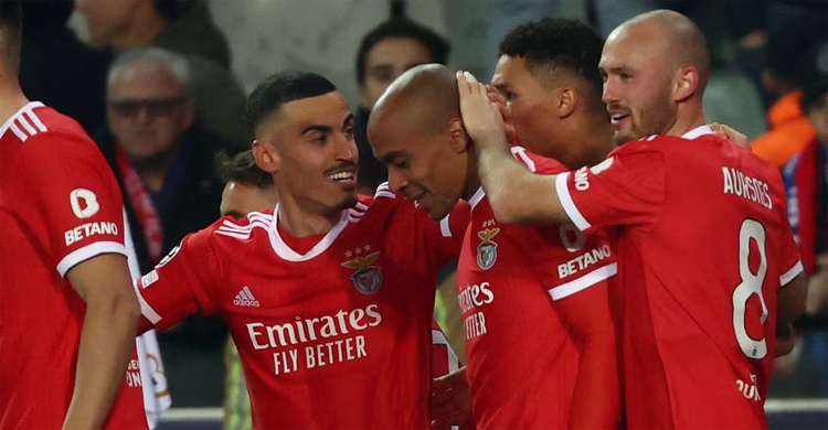 Benfica beat Brugge at the double away in Champions League