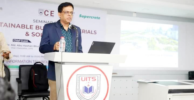 ইউআইটিএস-এ টেকসই নির্মাণ উপকরণ ও সমাধান নিয়ে সেমিনার