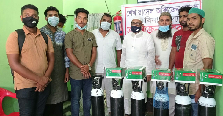 ফোন করলেই বিনামূল্যে রোগীর কাছে পৌঁছে যাবে অক্সিজেন সিলিন্ডার