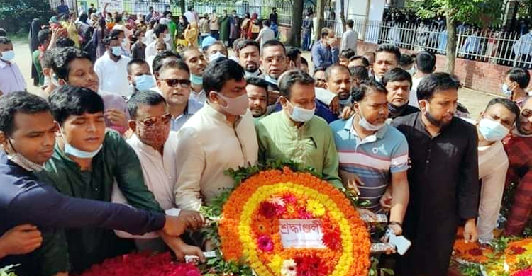 শেখ কামালের জন্মদিনে মহানগর দক্ষিণ স্বেচ্ছাসেবক লীগের শ্রদ্ধা