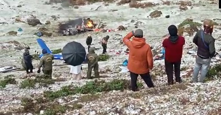 ভারতে হেলিকপ্টার বিধ্বস্ত, পাইলটসহ নিহত ৬