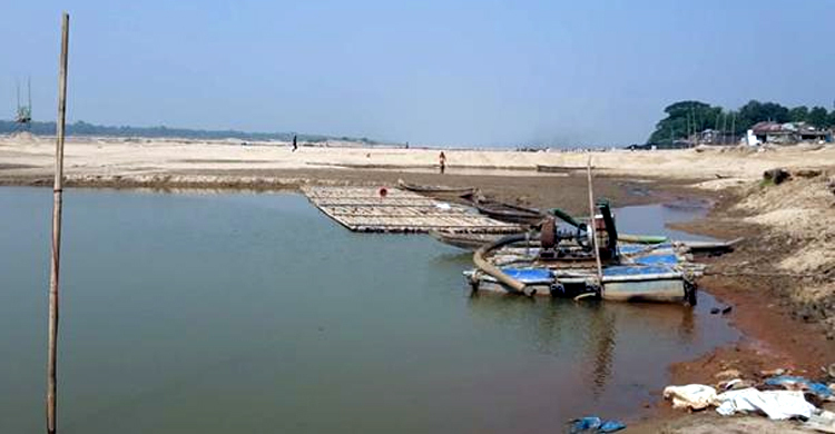 করতোয়া নদী ড্রেজিংয়ের গর্তে পড়ে দুই শিশুর মৃত্যু