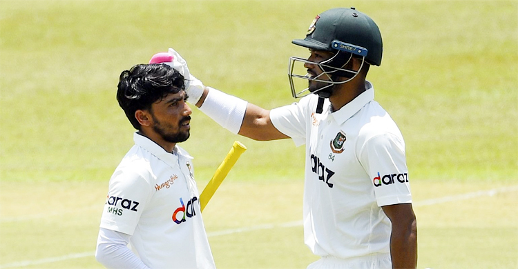 শান্ত-মুমিনুলের ব্যাটে আরও একটি স্বপ্নময় সেশন