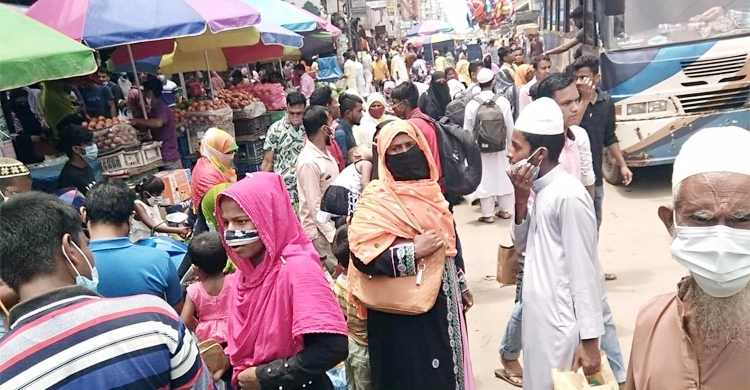 টঙ্গী-চৌরাস্তা পর্যন্ত রাস্তায় জট