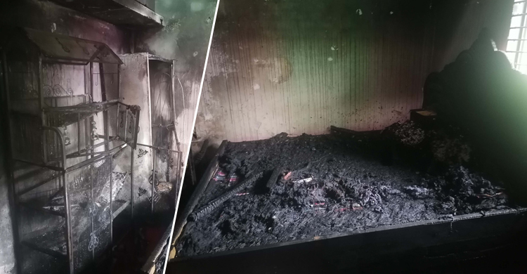 গাজীপুরে আগুনে পুড়ল ১২ বসতঘর