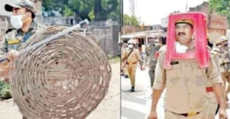 ভারতে দাঙ্গা দমন করতে গিয়ে দুই পুলিশের কাণ্ড!