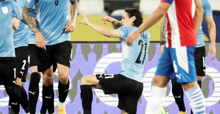 Cavani scores as Uruguay beat Paraguay 1-0 at Copa America